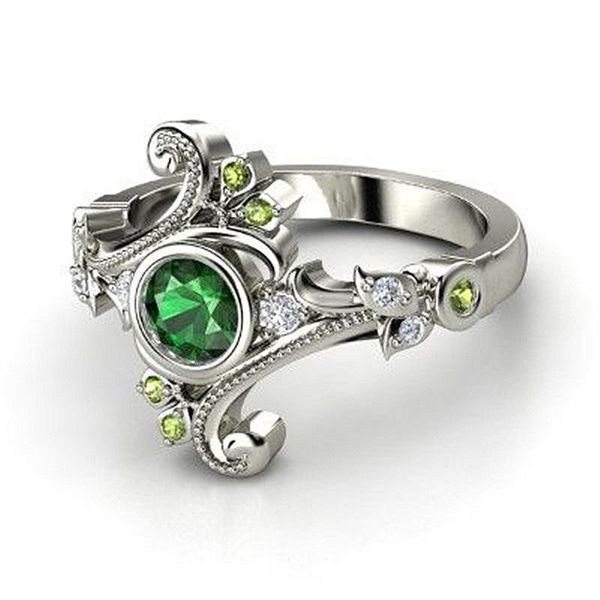 emerald simple female diamond finger ring 925 sterling silver women jewelry prom wedding engagement rings brand gift for cluster, Golden;silver
emerald simple female diamond finger ring 925 sterling silver women jewelry prom wedding engagement rings brand gift for cluster, Golden;silver