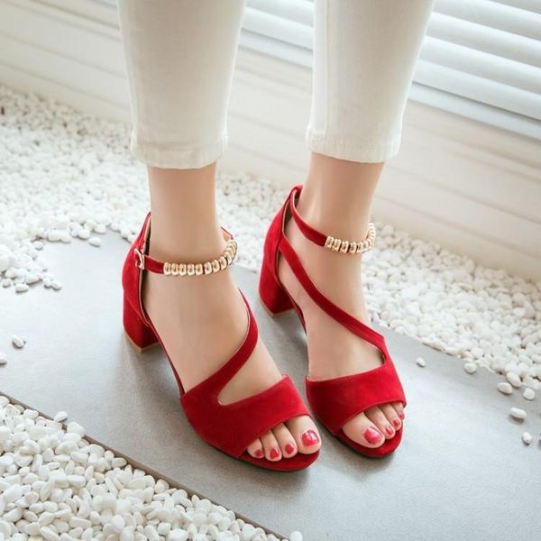 fashion block square med heels women sandals 2021 summer flock open toe ankle strap office lady beads shoes, Black
fashion block square med heels women sandals 2021 summer flock open toe ankle strap office lady beads shoes, Black