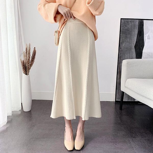 mazefeng 2021 women autumn winter midi skirt mid-calf elasticity package hip empire korean style fashion elegant skirts, Black
mazefeng 2021 women autumn winter midi skirt mid-calf elasticity package hip empire korean style fashion elegant skirts, Black