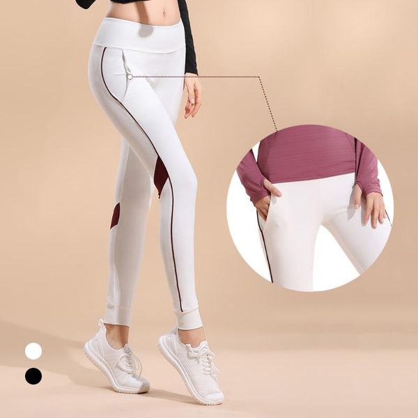 yoga outfits 2021 style tight stretch panel pants female fitness quick-drying hip breathable pockets running movement trousers, White;red
yoga outfits 2021 style tight stretch panel pants female fitness quick-drying hip breathable pockets running movement trousers, White;red