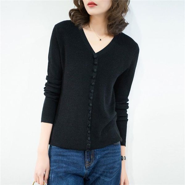 women's sweaters vintage stylish knitted sweater women 2021 fashion v neck long sleeve loose ladies pullovers casual pull femme wool, White;black
women's sweaters vintage stylish knitted sweater women 2021 fashion v neck long sleeve loose ladies pullovers casual pull femme wool, White;black