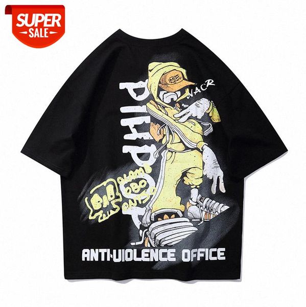 spring european and american high street skull print t-shirt fashion brand loose cartoon character short-sleeved tee men women #9j3b, White;black
spring european and american high street skull print t-shirt fashion brand loose cartoon character short-sleeved tee men women #9j3b, White;black