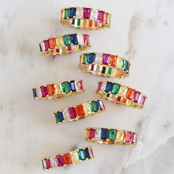 wedding rings drop luxury woman's rainbow crystal ring diy jewelry gold zircon initial women for ins gift, Slivery;golden
wedding rings drop luxury woman's rainbow crystal ring diy jewelry gold zircon initial women for ins gift, Slivery;golden