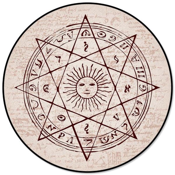 carpets sun pentagram circle retro style pattern rugs and for home living room round rug children rooms non-slip
carpets sun pentagram circle retro style pattern rugs and for home living room round rug children rooms non-slip