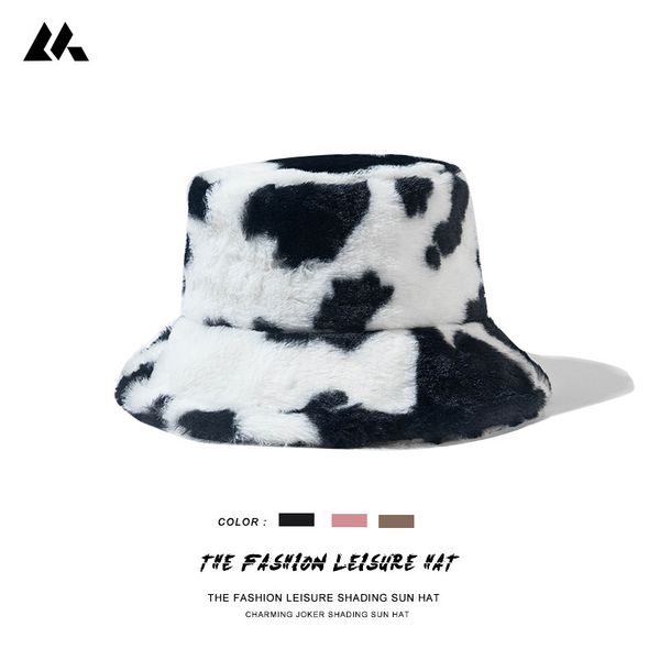 fisherman's hat version versatile imitation rabbit hair ear autumn winter cow pattern plush basin cap cute soft girl
fisherman's hat version versatile imitation rabbit hair ear autumn winter cow pattern plush basin cap cute soft girl