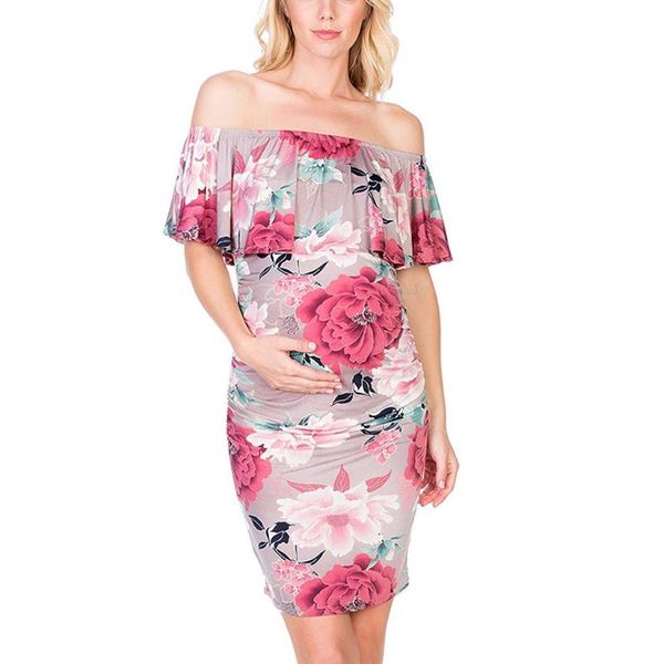 maternity dresses pregnancy party summer dress polyester ruffle off-shoulder floral print for pregnant woman lactation clothes z0409, White
maternity dresses pregnancy party summer dress polyester ruffle off-shoulder floral print for pregnant woman lactation clothes z0409, White
