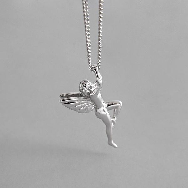 pendant necklaces korean s925 sterling silver necklace ins primordial wind guardian angel small personality lovers chain lover woman gift
pendant necklaces korean s925 sterling silver necklace ins primordial wind guardian angel small personality lovers chain lover woman gift