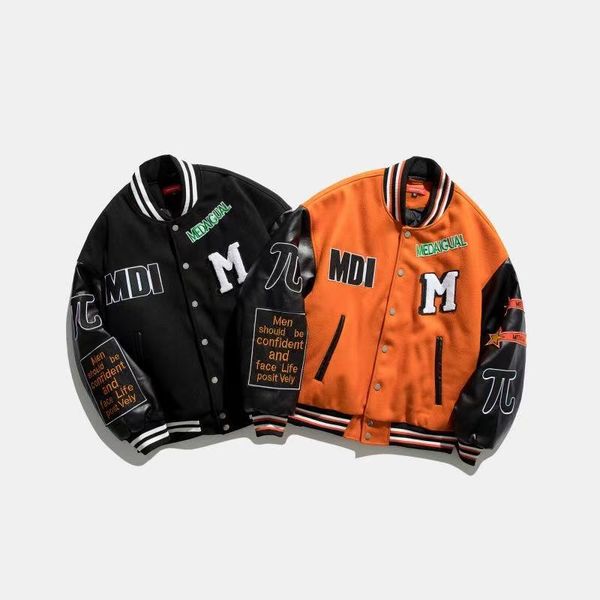 men's jackets 2021 hip-hop, letterman jacket, patch block short and women's baseball jacket, Black;brown
men's jackets 2021 hip-hop, letterman jacket, patch block short and women's baseball jacket, Black;brown