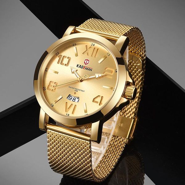 wristwatches minimalism mens watches luxury classic quartz watch brand kademan lovers business all steel 3 atm wristwatch relogio, Slivery;brown
wristwatches minimalism mens watches luxury classic quartz watch brand kademan lovers business all steel 3 atm wristwatch relogio, Slivery;brown