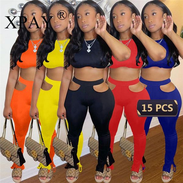 women's two piece pants wholesale items suit women fashion set outfits short sleeve crop and hollow out bandage pant bulk lots x7177, White 
women's two piece pants wholesale items suit women fashion set outfits short sleeve crop and hollow out bandage pant bulk lots x7177, White