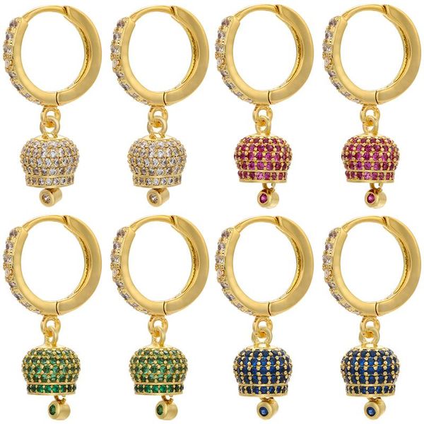 hoop & huggie zuhkou bell small earrings women cz crystal creative drop fashion swing jewelry wholesale ve387, Golden;silver
hoop & huggie zuhkou bell small earrings women cz crystal creative drop fashion swing jewelry wholesale ve387, Golden;silver