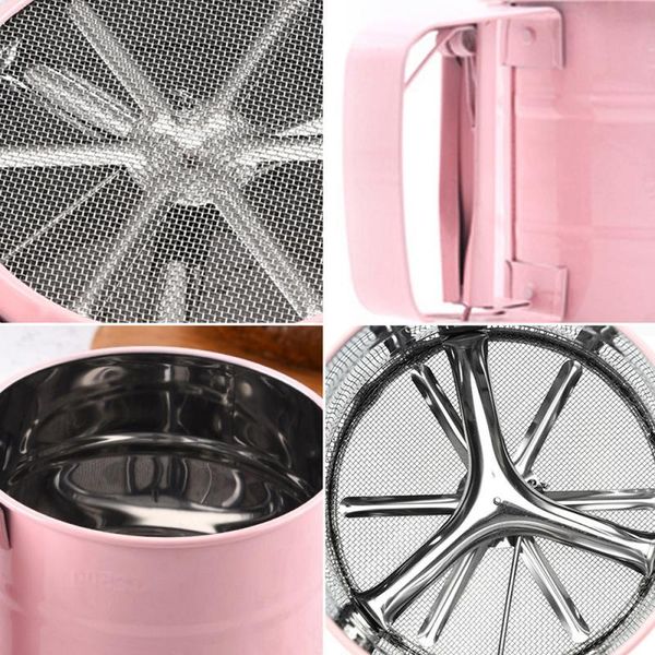 1pcs handheld flour sieve stainless steel mesh cup powdered sugar frosting kitchen baking gadget good quality & pastry tools
1pcs handheld flour sieve stainless steel mesh cup powdered sugar frosting kitchen baking gadget good quality & pastry tools