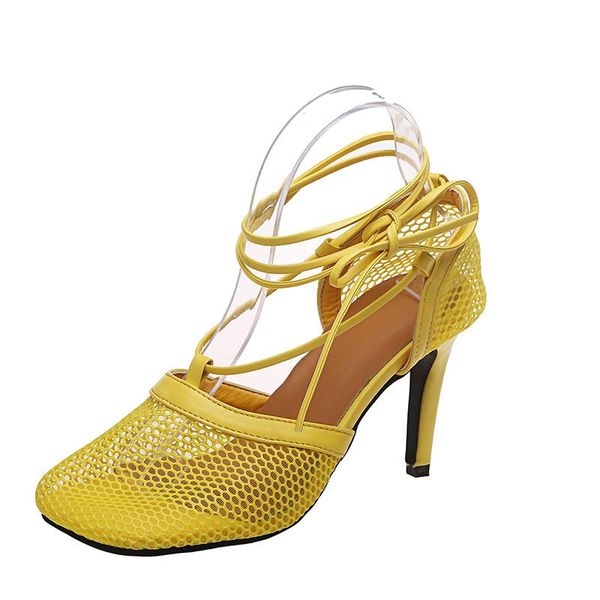 sandals high-heel women breathble mesh cross strap shoes woman square toe high heels dress party 35-43, Black
sandals high-heel women breathble mesh cross strap shoes woman square toe high heels dress party 35-43, Black