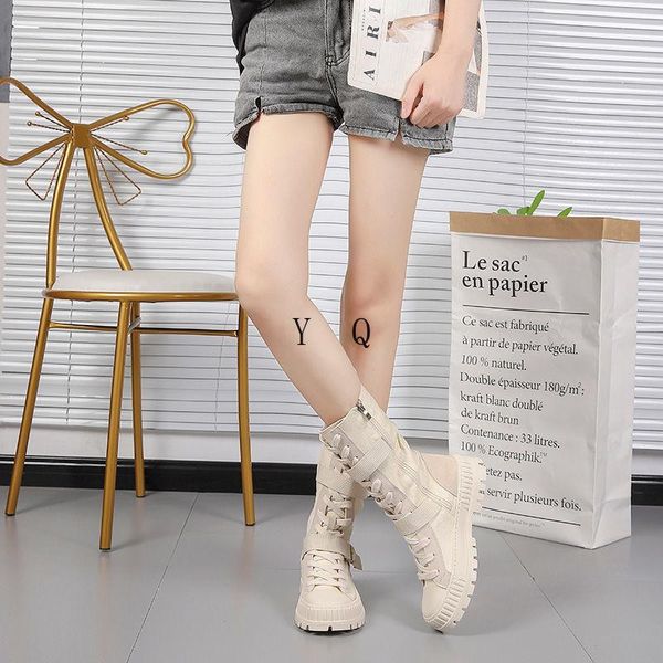 boots motorcycle women rider autumn and summer fashion thick-soled canvas female breathable, Black
boots motorcycle women rider autumn and summer fashion thick-soled canvas female breathable, Black