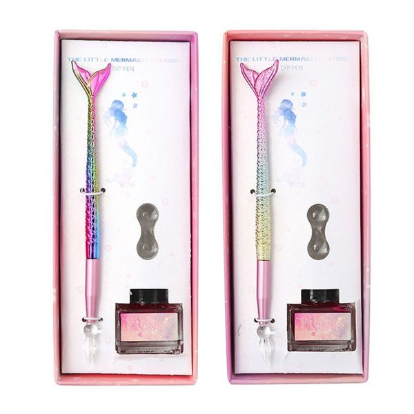 beautiful fish pattern glass pen dip writing ink signature fountain pens set for school stationery gifts art supplies
beautiful fish pattern glass pen dip writing ink signature fountain pens set for school stationery gifts art supplies
