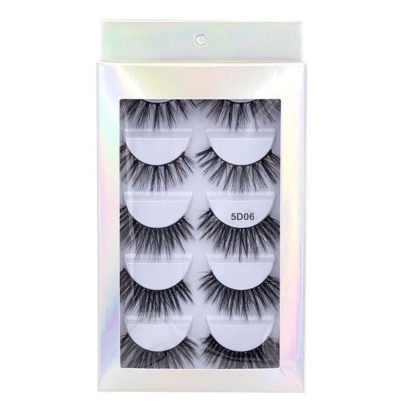 5 pairs faux mink eyelashes hand made fluffy 3d lashes natural long false eyelash makeup thick fake lashes dhl
5 pairs faux mink eyelashes hand made fluffy 3d lashes natural long false eyelash makeup thick fake lashes dhl