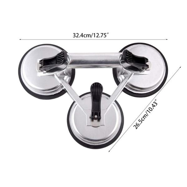 professional hand tool sets 193b heavy duty triple locking suction cup pad, aluminum 3 plates vacuum lifter
professional hand tool sets 193b heavy duty triple locking suction cup pad, aluminum 3 plates vacuum lifter