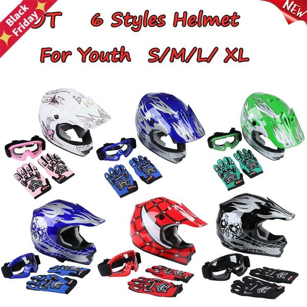 youth kids child helmet atv dirt bike motocross motorcycle off-road bicycle cycling outdoor full face goggle gloves helmets
youth kids child helmet atv dirt bike motocross motorcycle off-road bicycle cycling outdoor full face goggle gloves helmets