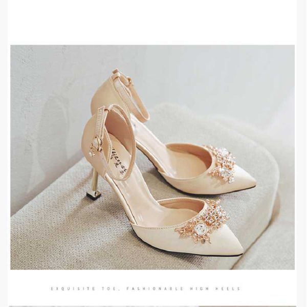 sandals spring pointed stiletto high-heeled silk bridal wedding shoes large size small banquet dress all-match female, Black
sandals spring pointed stiletto high-heeled silk bridal wedding shoes large size small banquet dress all-match female, Black