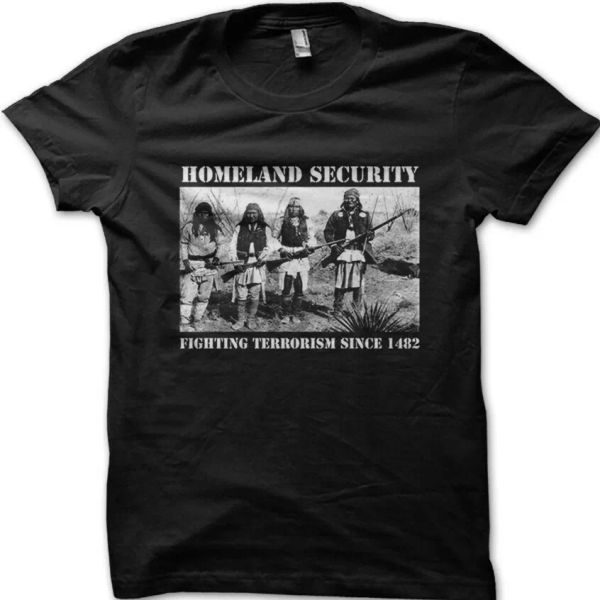 homeland security since 1482 printed cotton t-shirt 5227, White;black
homeland security since 1482 printed cotton t-shirt 5227, White;black