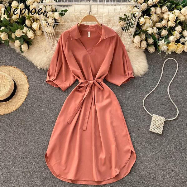 neploe work style office lady multicolor dress women high waist hip a line slim vestidos turn down collar short sleeve robe 210423, Black;gray
neploe work style office lady multicolor dress women high waist hip a line slim vestidos turn down collar short sleeve robe 210423, Black;gray