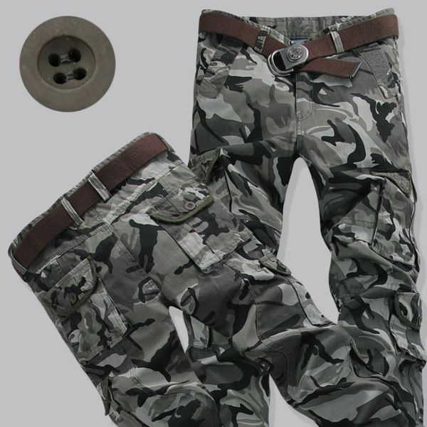 men's clothing tactical camouflage pants loose overalls trousers multi-pocket trendy casual cargo, Black
men's clothing tactical camouflage pants loose overalls trousers multi-pocket trendy casual cargo, Black