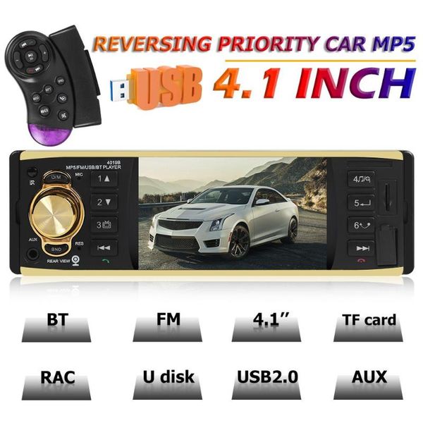 car audio 4019b radio 4.1 inch in dash bluetooth usb tf card u disk mp5 player and steering wheel remote controller
car audio 4019b radio 4.1 inch in dash bluetooth usb tf card u disk mp5 player and steering wheel remote controller