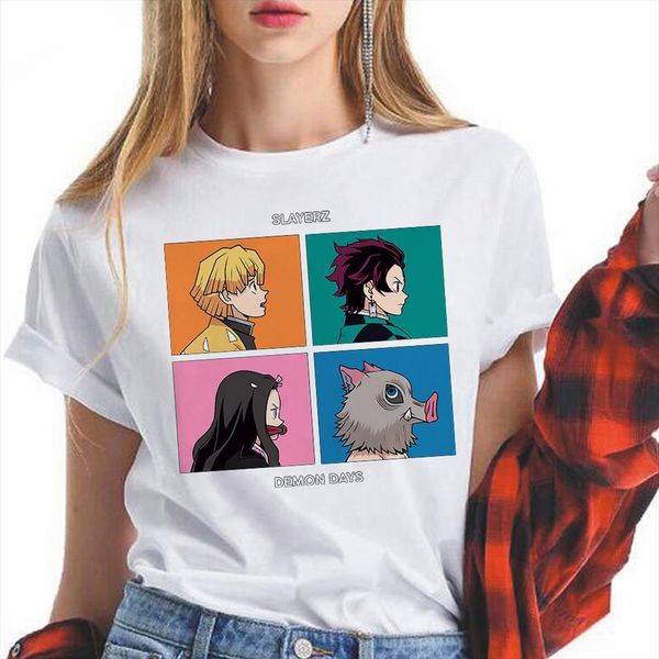 demon slayer and women mens t shirt harajuku streetwear tees kimetsu no yaiba clothes japanese female kawaii top, White;black
demon slayer and women mens t shirt harajuku streetwear tees kimetsu no yaiba clothes japanese female kawaii top, White;black