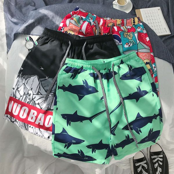shorts summer style men's shorts trend sports capris guard pants korean casual big under loose beach, White;black
shorts summer style men's shorts trend sports capris guard pants korean casual big under loose beach, White;black