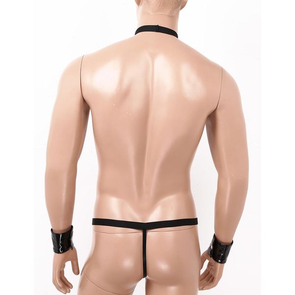mens fetish leather bodysuit wet look latex catsuit gay sissy jockstraps pouch backless mankini erotic cosplay lingerie set, Black;white
mens fetish leather bodysuit wet look latex catsuit gay sissy jockstraps pouch backless mankini erotic cosplay lingerie set, Black;white
