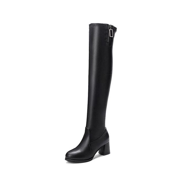 boots 2021 autumn and winter pu leather long fashion women thick heel shoes lady high single boot over-the-knee, Black
boots 2021 autumn and winter pu leather long fashion women thick heel shoes lady high single boot over-the-knee, Black