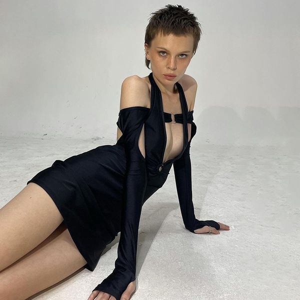 casual dresses y2k aesthetic floral printed women mini punk tie up black v-neck halter dress fall long sleeve partywear gothic, Black;gray
casual dresses y2k aesthetic floral printed women mini punk tie up black v-neck halter dress fall long sleeve partywear gothic, Black;gray