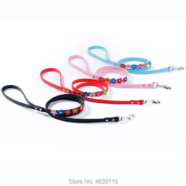 dog collars & leashes 10pcs/lot pu leather pet traction decorated with flowers on surface wholesale
dog collars & leashes 10pcs/lot pu leather pet traction decorated with flowers on surface wholesale