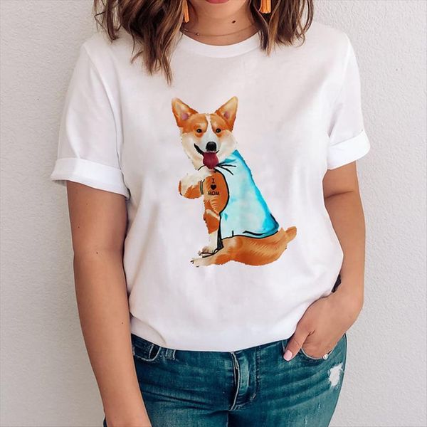 graphic short sleeve printing women t shirts cartoon dog casual mom animal clothes lady tees print clothing female shirt, White
graphic short sleeve printing women t shirts cartoon dog casual mom animal clothes lady tees print clothing female shirt, White