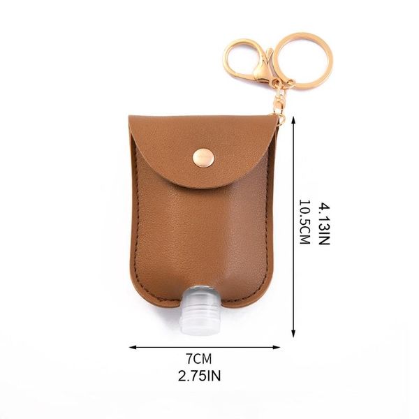 storage bottles & jars empty bottle pu leather hand sanitizer keychain holder refillable travel carriers with flip cap reusable 30ml
storage bottles & jars empty bottle pu leather hand sanitizer keychain holder refillable travel carriers with flip cap reusable 30ml