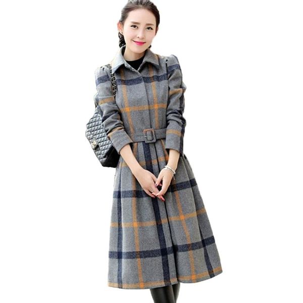 casual dresses women autumn winter woolen dress fashion a-line slim warm plaid jacket large size wool female clothes w166, Black;gray
casual dresses women autumn winter woolen dress fashion a-line slim warm plaid jacket large size wool female clothes w166, Black;gray