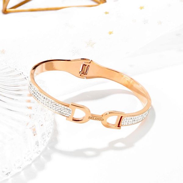 tf-20 products japanese and korean temperament letter d titanium steel diamond bracelet female net red jewelry wholesale bangle, Black
tf-20 products japanese and korean temperament letter d titanium steel diamond bracelet female net red jewelry wholesale bangle, Black