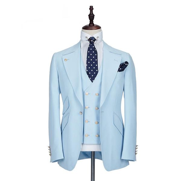 men's suits & blazers (jacket+pants+vest) slim fit fashion designs sky blue mens 3 piece beach wedding blazer luxury groom party formal, White;black
men's suits & blazers (jacket+pants+vest) slim fit fashion designs sky blue mens 3 piece beach wedding blazer luxury groom party formal, White;black