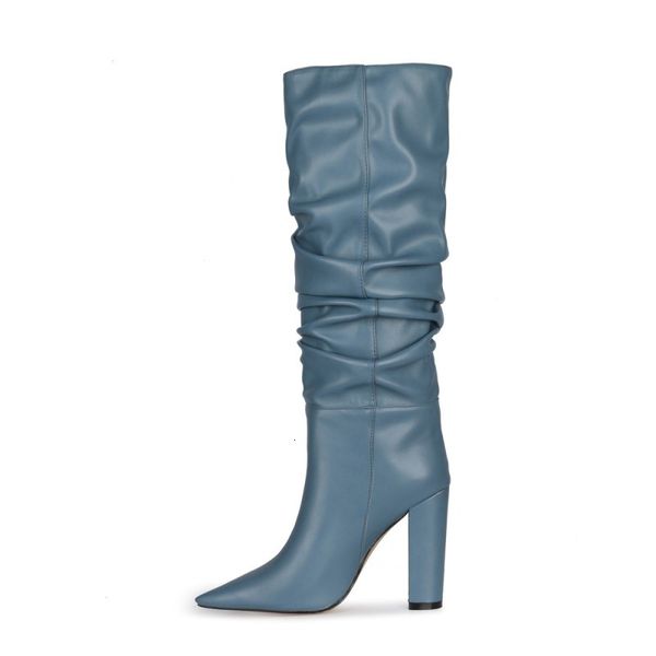 boots olomm handmade square high heel tips from women's foot at height from knee canine pretty blue hoof shoes black party women 353r
boots olomm handmade square high heel tips from women's foot at height from knee canine pretty blue hoof shoes black party women 353r