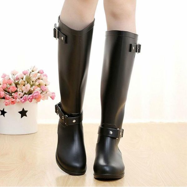 boots 2021 punk style zipper tall women's pure color rain outdoor rubber water shoes for female 36-41 plussizezh100397, Black
boots 2021 punk style zipper tall women's pure color rain outdoor rubber water shoes for female 36-41 plussizezh100397, Black