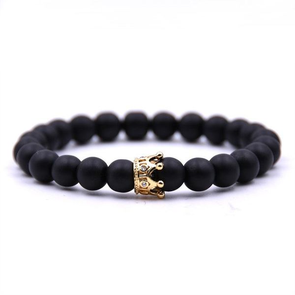 beaded, strands fashion retro crown bracelet personality matting beads bracelets casual jewelry gifts, Black
beaded, strands fashion retro crown bracelet personality matting beads bracelets casual jewelry gifts, Black