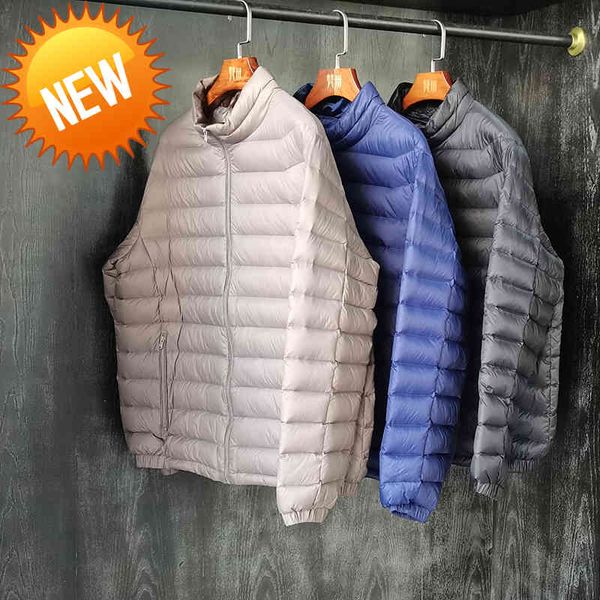 winter autumn 2021 man new duck down jacket ultra light thin plus size spring jackets men stand collar outerwear coat, Black
winter autumn 2021 man new duck down jacket ultra light thin plus size spring jackets men stand collar outerwear coat, Black