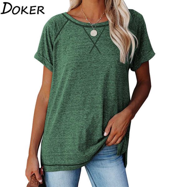 color blocking cross stripe o-neck short sleeved large size women t shirt loose casual daily outfit 210604, White
color blocking cross stripe o-neck short sleeved large size women t shirt loose casual daily outfit 210604, White