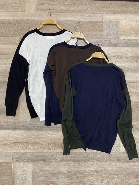 women's sweaters women sweater 2021 asymmetric color block wool pullover, White;black
women's sweaters women sweater 2021 asymmetric color block wool pullover, White;black