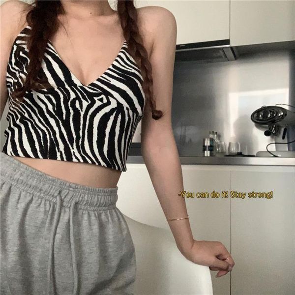 women's tanks & camis women deep v-neck zebra pattern crop summer womens trendy chic ulzzang backless basic elasticity tank, White
women's tanks & camis women deep v-neck zebra pattern crop summer womens trendy chic ulzzang backless basic elasticity tank, White