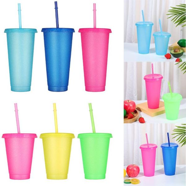 mugs 1pcs outdoor shiny reusable plastic straw cup flash powder drinking water bottle with straws
mugs 1pcs outdoor shiny reusable plastic straw cup flash powder drinking water bottle with straws