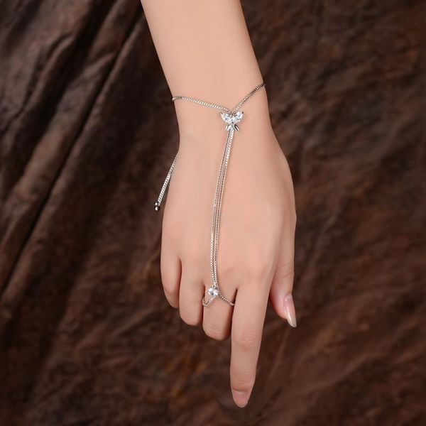 charm bracelets fashion brand design crystal finger conjoined bracelet for women butterfly adjustable chain gifts drop, Golden;silver
charm bracelets fashion brand design crystal finger conjoined bracelet for women butterfly adjustable chain gifts drop, Golden;silver