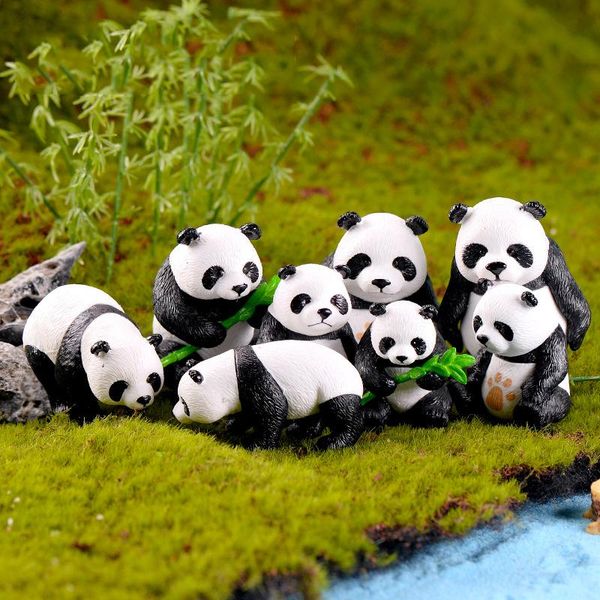decorative objects & figurines 4pcs fairy garden miniatures panda desk home accessories mini animals figurine decoration easter diy
decorative objects & figurines 4pcs fairy garden miniatures panda desk home accessories mini animals figurine decoration easter diy