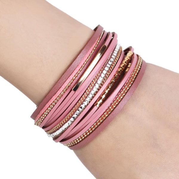 tennis fashion wide wrap leather bracelets gold color alloy charms bracelet bangle for women magnetic clasp pulseras jewelry, Golden;silver
tennis fashion wide wrap leather bracelets gold color alloy charms bracelet bangle for women magnetic clasp pulseras jewelry, Golden;silver