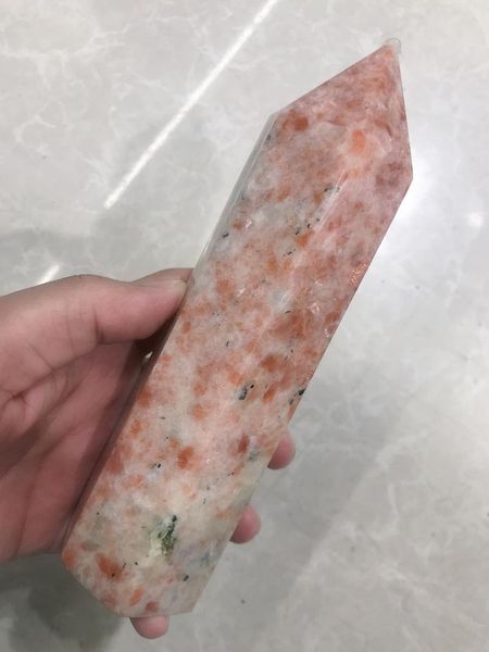decorative objects & figurines 1pc natural crystal sun stone energy healing original intarta orange wand home decoration reiki obelisk gift
decorative objects & figurines 1pc natural crystal sun stone energy healing original intarta orange wand home decoration reiki obelisk gift